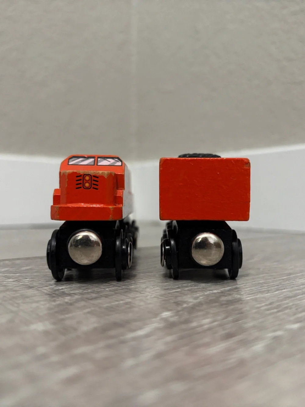 Battat Wooden Train Set - Orange